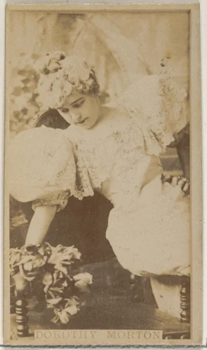 Dorothy Morton, from the Actors and Actresses series (N45, Type 8) for Virginia Brights Cigarettes by Allen & Ginter, photograph, 1885-1891