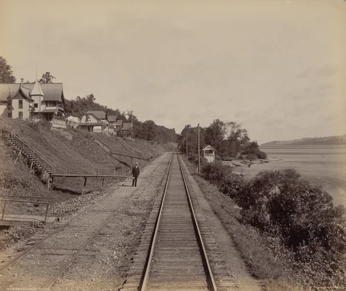 Owasco Lake, Cascade by William H. Rau, photograph, 1890-1900