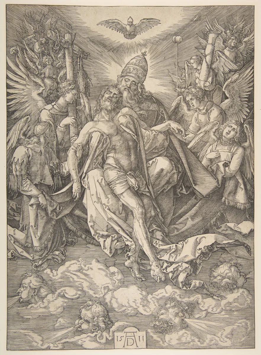 The Holy Trinity by Albrecht Dürer, print, 1485-1528