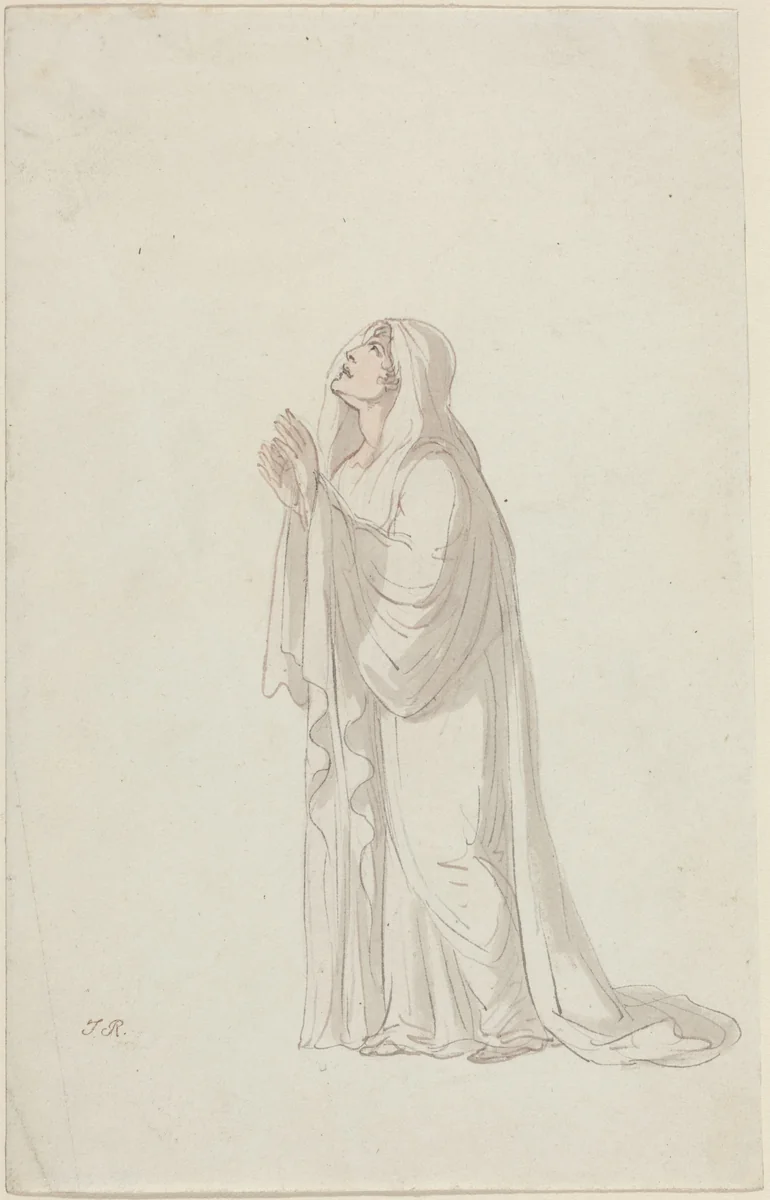 Antique Figure by Thomas Rowlandson, drawing, 1821