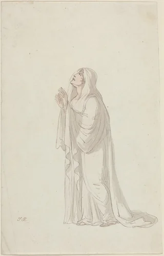Antique Figure by Thomas Rowlandson, drawing, 1821