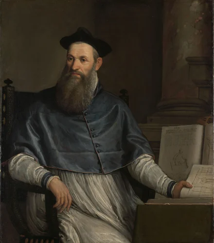 Portrait of Daniele Barbaro by Paolo Veronese, painting, 1556-1562