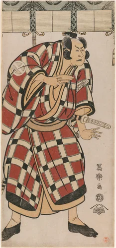 The actor Otani Hiroji III as Hata no Taizan Taketora by Toshusai Sharaku (東洲斎 写楽), print, 1794