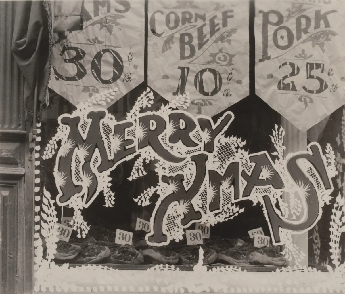 Merry Christmas by Ralph Steiner, photograph, 1925