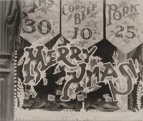 Merry Christmas by Ralph Steiner, photograph, 1925