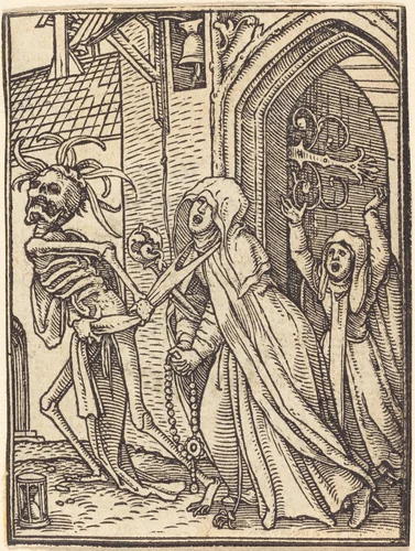 The Abbess by Hans Lützelburger, print, 1521-1531