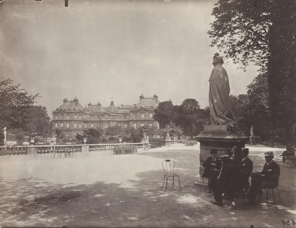 Luxembourg by Eugène Atget, photograph, 1899