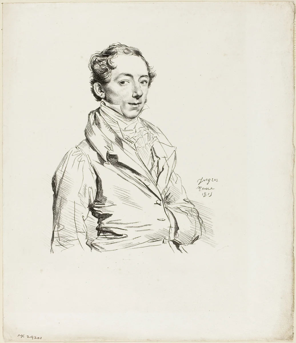 Frederic Sylvester Douglas by Jean-Auguste-Dominique Ingres, print, 1815