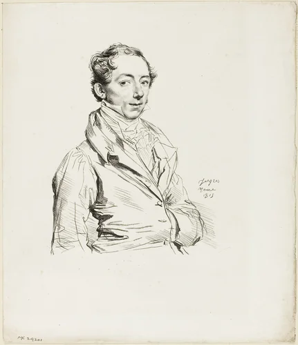 Frederic Sylvester Douglas by Jean-Auguste-Dominique Ingres, print, 1815
