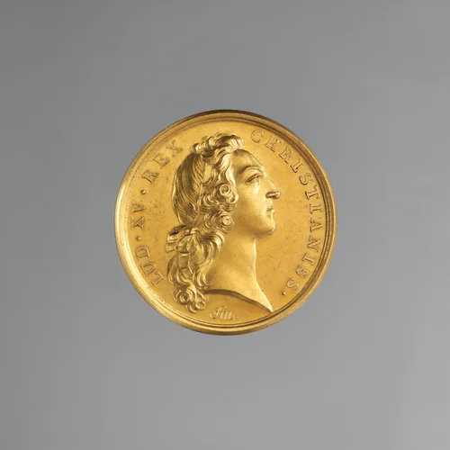 Louis XV: Peace Concluded at Aix-la-Chapelle by François Joseph Marteau, metalwork, 1748