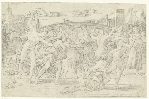 Kindermoord te Betlehem by Unknown, print, 1511-1512