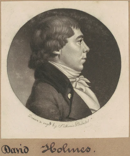 David Holmes by Charles B. J. Févret de Saint-Mémin, print, 1799