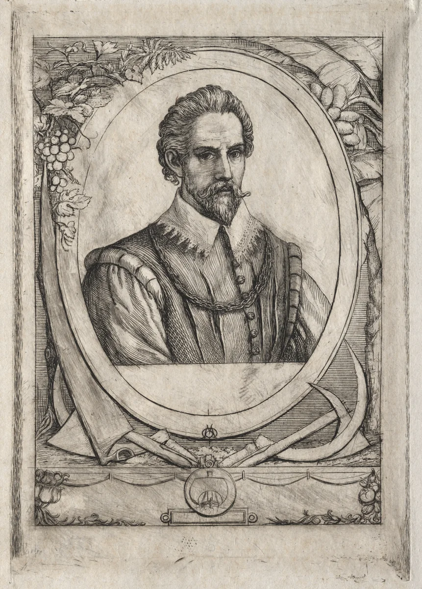 Rene de Laudonniere Sablais (de Burdingale) by Charles Meryon, print, 1861