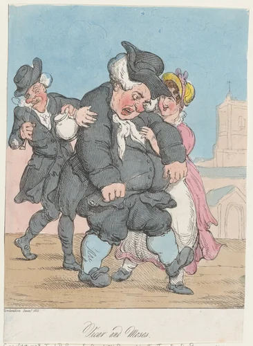 Vicar and Moses by Thomas Rowlandson, print, 1815