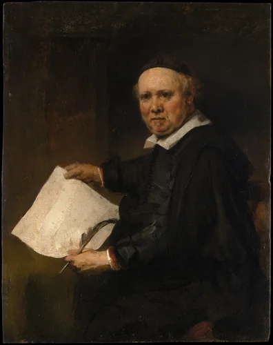 Lieven Willemsz van Coppenol (born about 1599, died 1671 or later) by Rembrandt van Rijn, painting, 1626-1669