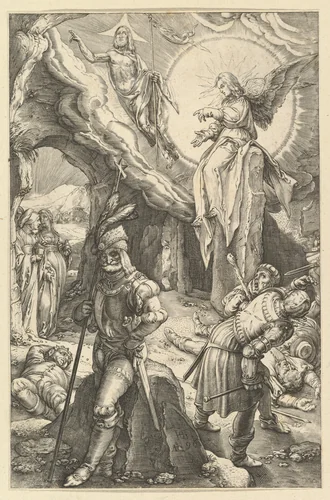 The Resurrection, from "The Passion of Christ" by anonymous, print, 1598-1617