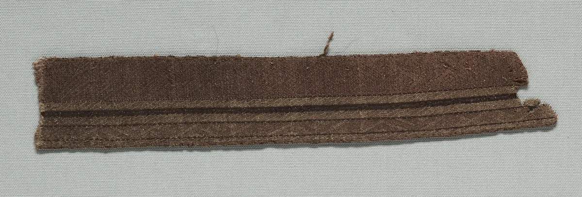Fragment of a Band (2 of 2) by Unknown, textile, 1080-1099