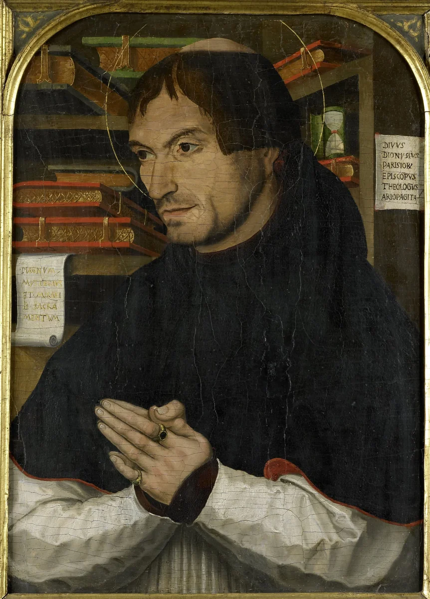 Saint Dionysius the Areopagite in Prayer by anonymous, painting, 1505-1510