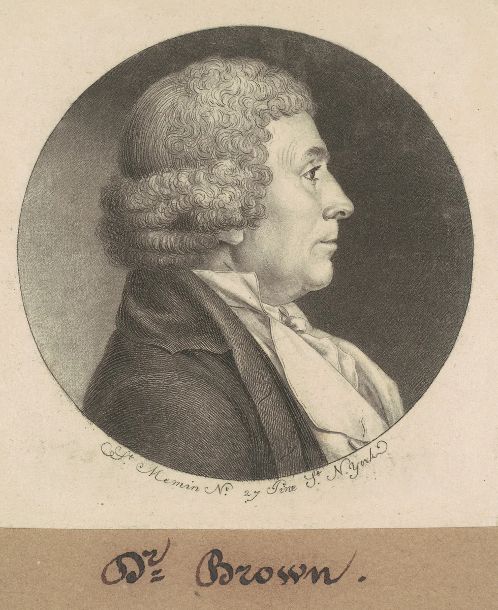 William Brown by Charles B. J. Févret de Saint-Mémin, print, 1798