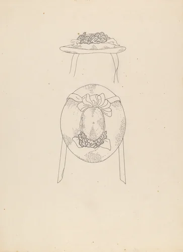 Hat by Mae A. Clarke, index of american design, 1936