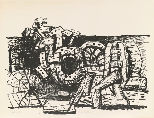 Elements [special proof] by Philip Guston, print, 1979-1980
