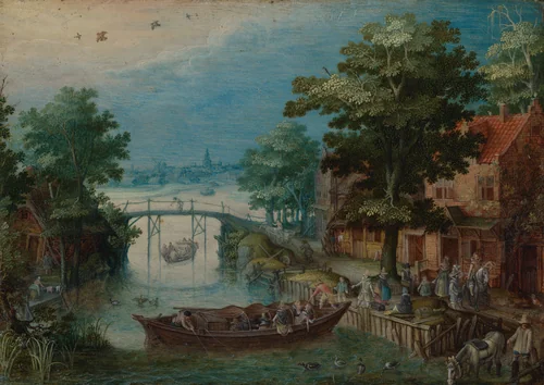 Summer Landscape by Christoffel van den Berghe, painting, 1615