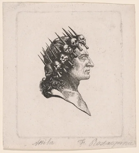 Portrait of Le Roi Marat by Viller, print, 1790-1800