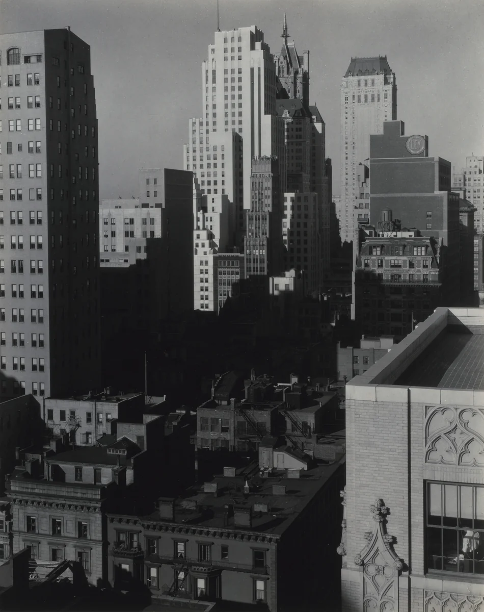 New York from An American Place by Alfred Stieglitz, photograph, 1931