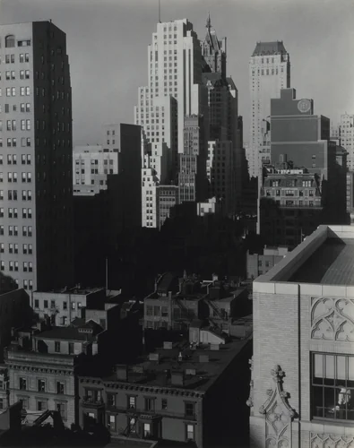 New York from An American Place by Alfred Stieglitz, photograph, 1931