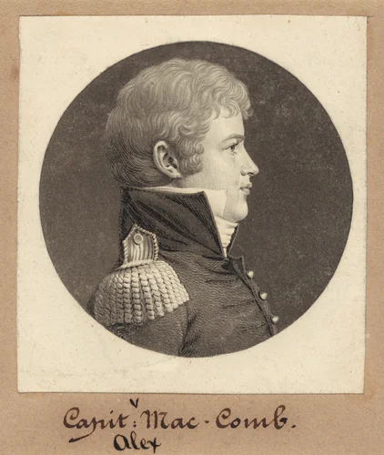 Alexander Macomb, Jr. by Charles B. J. Févret de Saint-Mémin, print, 1809