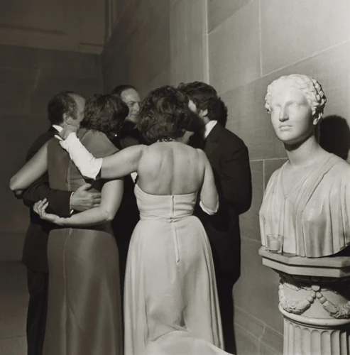 Benefit, The Corcoran Gallery of Art, Washington, DC by Larry Fink, photograph, 1975