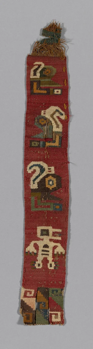 Fragment (Band) by Provincial Wari, textile, 800-1100