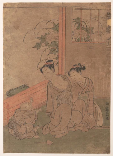 Mrs. Tō by Isoda Koryūsai, print, 1770-1790