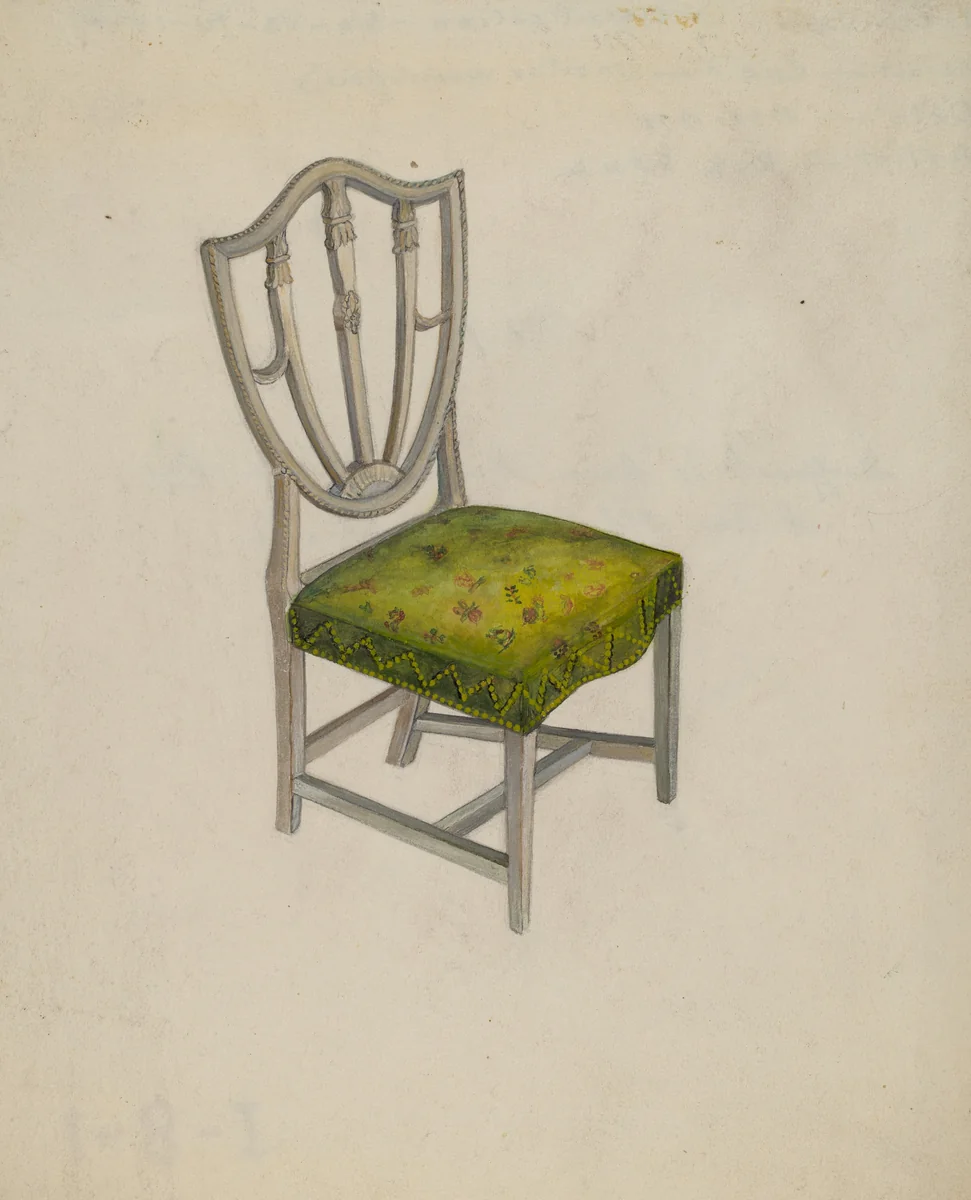 Chair by Edna Crenshaw Rex, index of american design, 1936