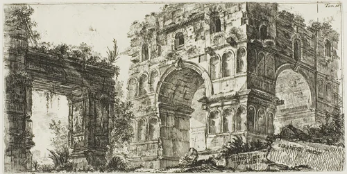 Temple of Janus, plate 11 from Some Views of Triumphal Arches and other monuments by Giovanni Battista Piranesi, print, 1748