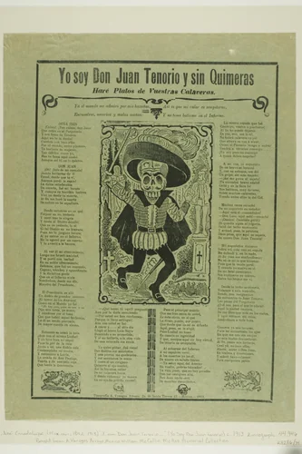 I Am Don Juan Tenorio by José Guadalupe Posada, print, 1871-1913
