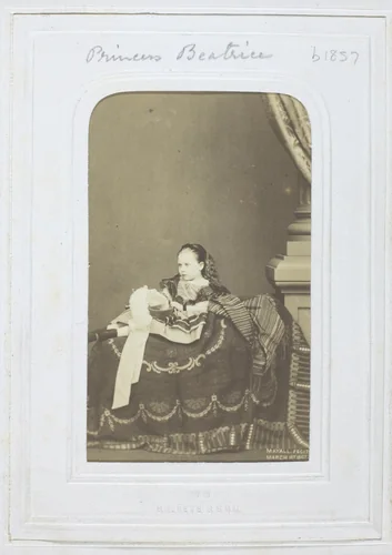 Princess Beatrice by John Jabez Edwin Mayall, photograph, 1861