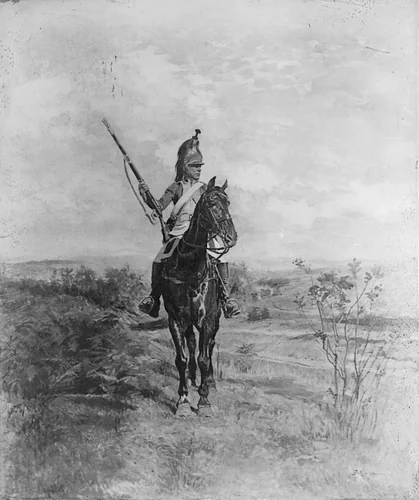 The Out-Post by Jean Louis Ernest Meissonier, painting, 1875-1885