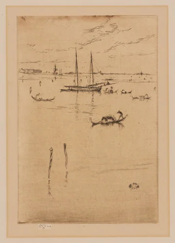 The Little Lagoon by James McNeill Whistler, print, 1879-1880