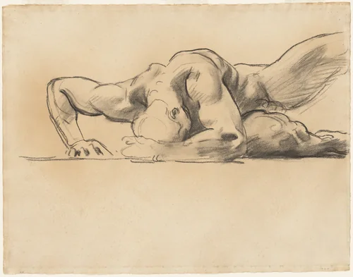 Study for "Hell" by John Singer Sargent, drawing, 1903-1916