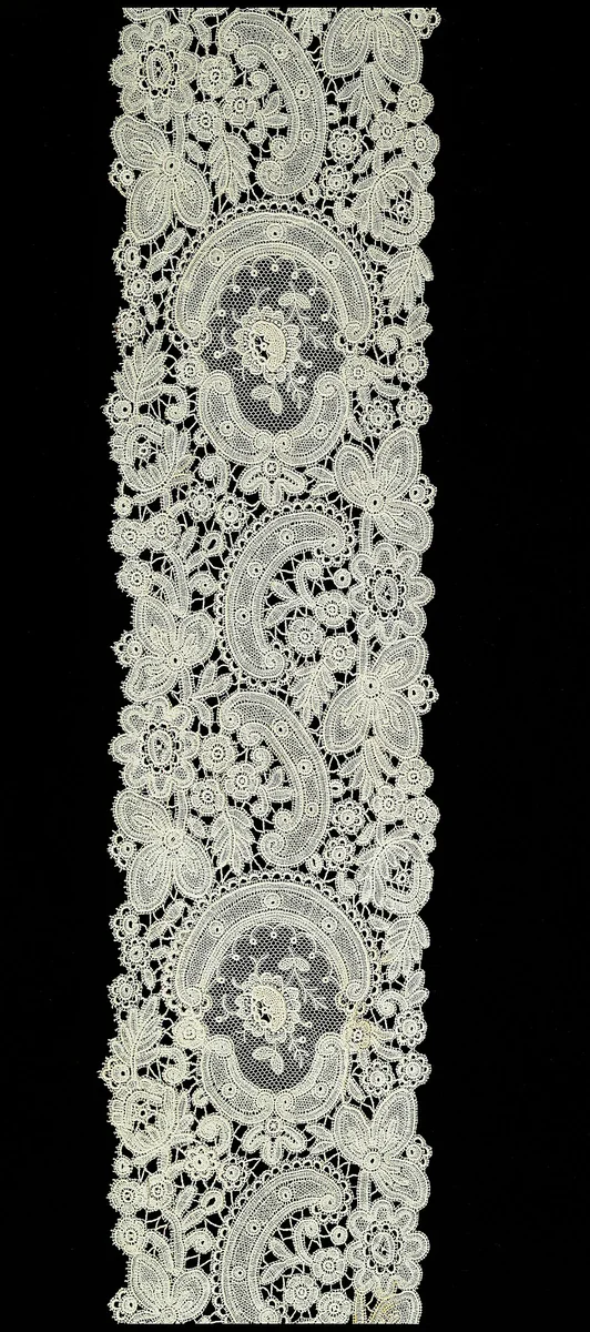 Border by Switzerland or Germany, textile, 1890-1899