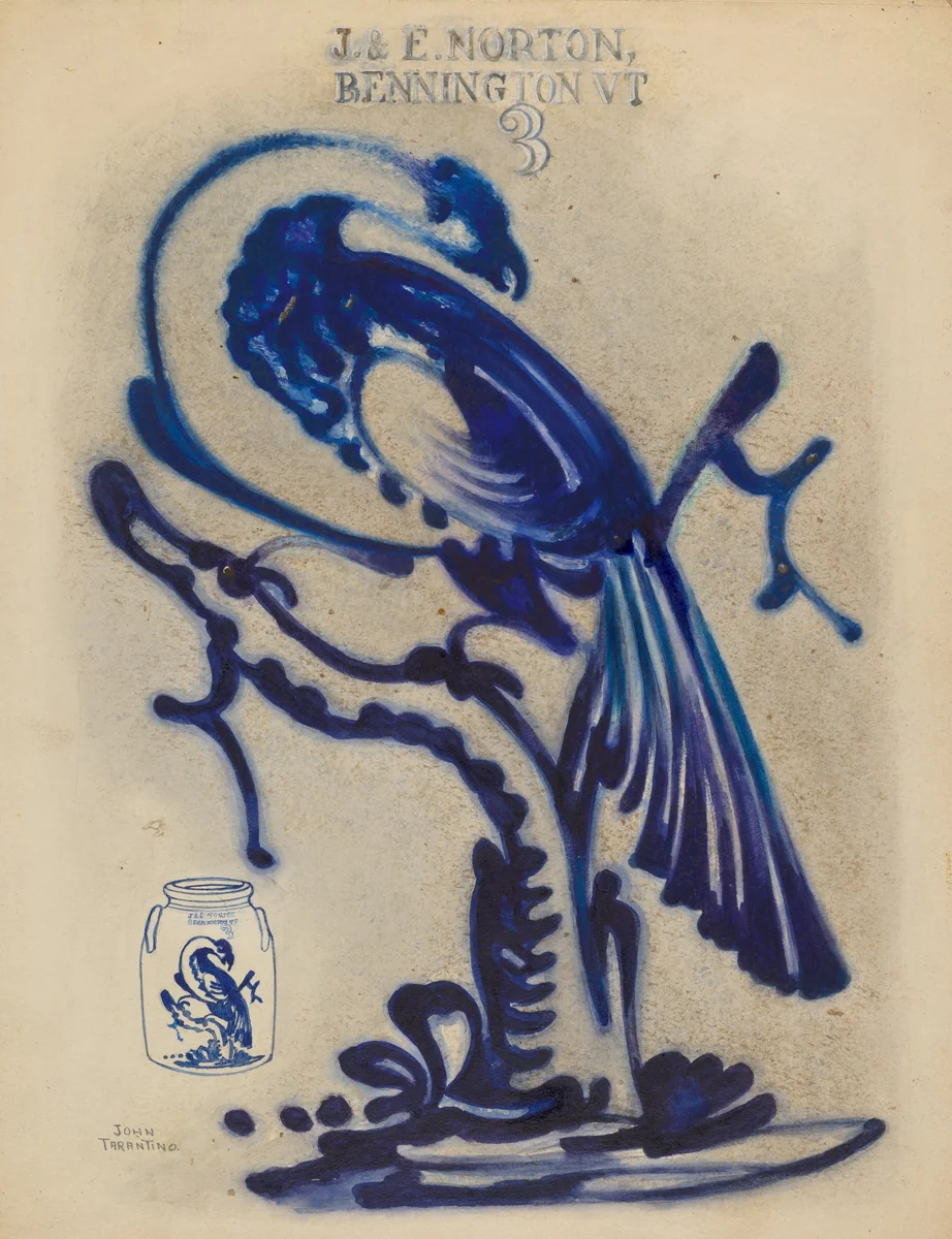 Jar by John Tarantino, index of american design, 1937