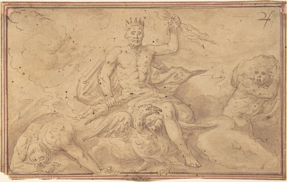Drawings of the Zodiac by anonymous, drawing, 1500-1600