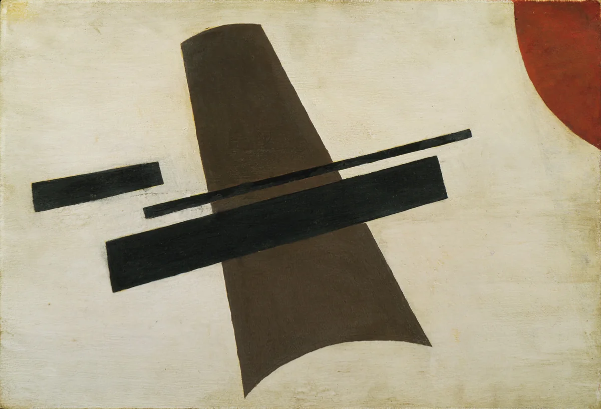 Suprematism by Ivan Kliun, painting, 1916