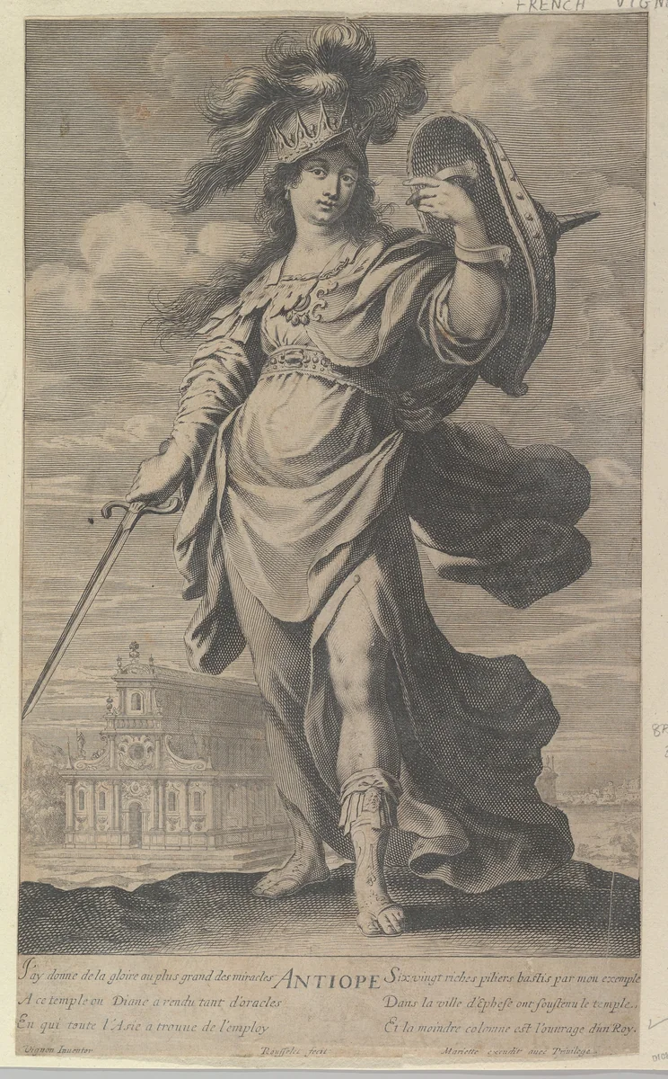 Antiope by Gilles Rousselet, print, 1634-1645