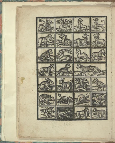 Opera Nova Universali intitulata Corona di racammi, page 11 (verso) by Giovanni Andrea Vavassore, book, 1530