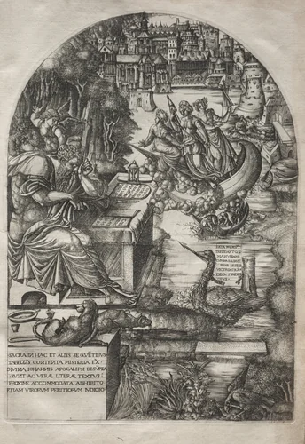The Apocalypse (bound volume) by Jean Duvet, print, 1555