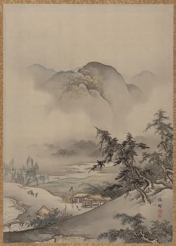 Landscape by Hashimoto Gahō, painting, 1885-1889