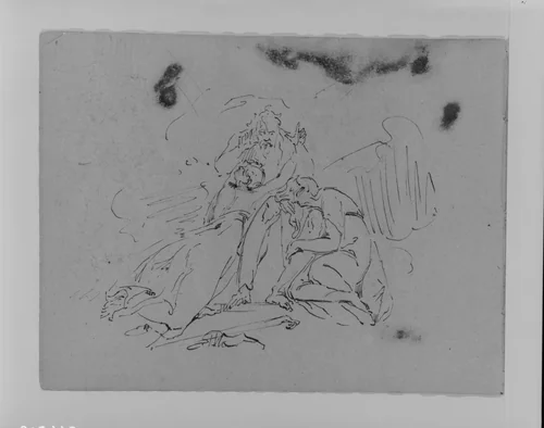 (From Sketchbook) by Thomas Sully, artwork, 1810-1820