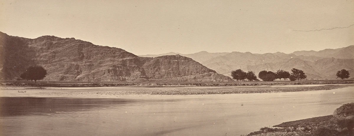 Bassaule, the Hill of Caves by John Burke, photograph, 1878-1880